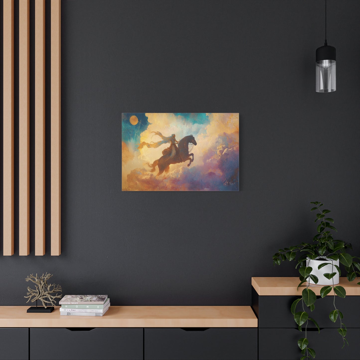 Ride to Dawn Canvas Print