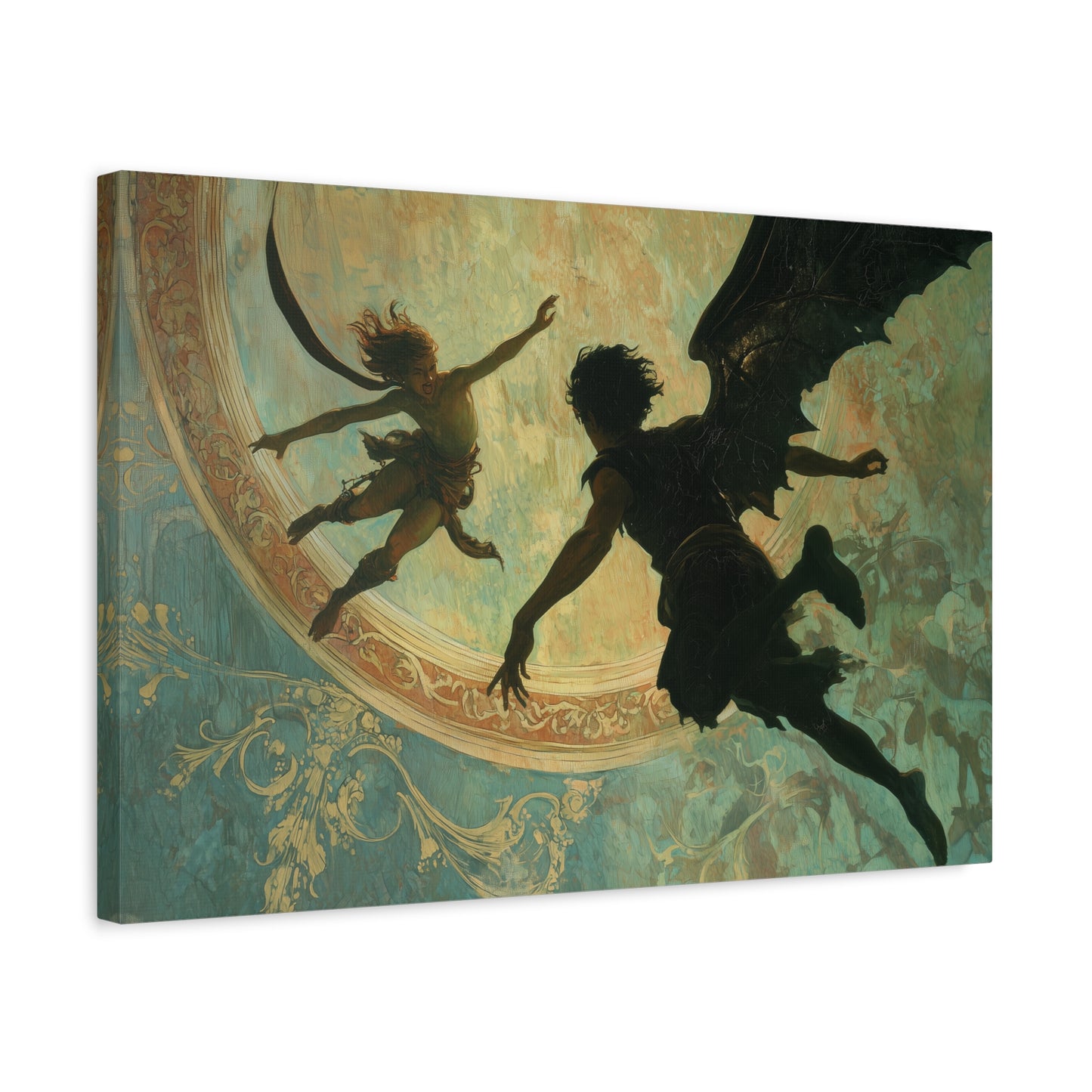 The Dance of Shadows Canvas Print