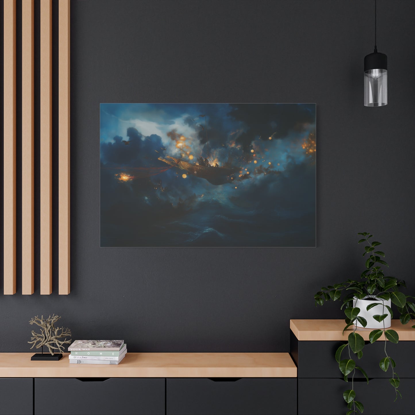 Eldritch Skies Canvas Print