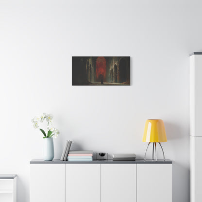 The Crimson Vault Canvas Print