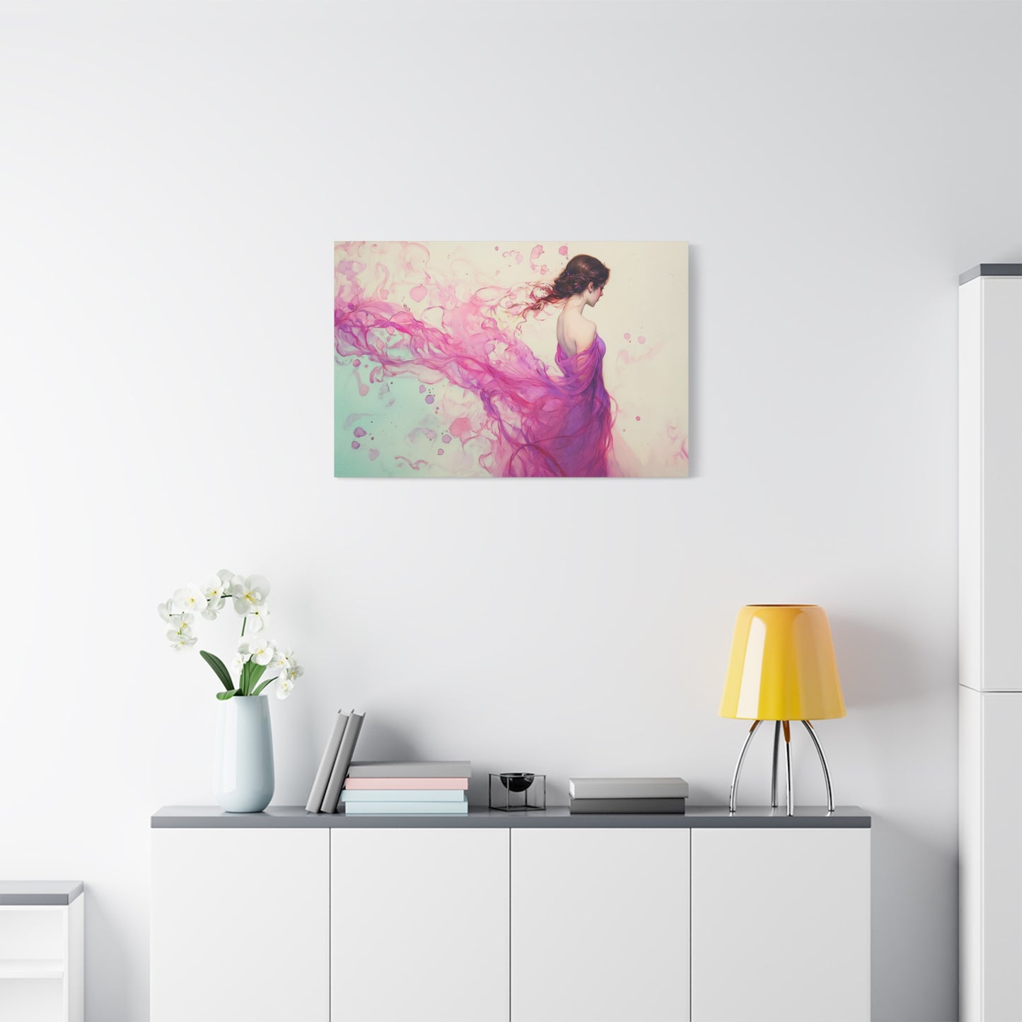 Crimson Reverie Canvas Print