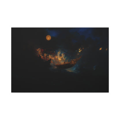 Night's Emissaries Canvas Print