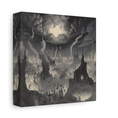 Where Night Dwells Canvas Print