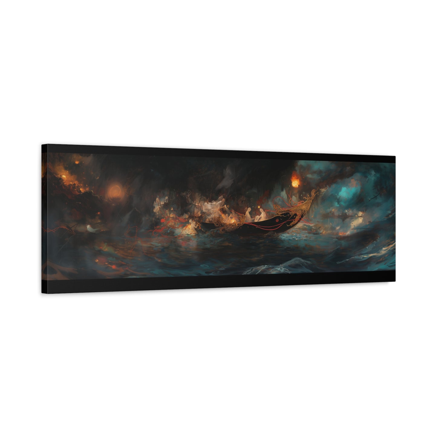 Echoes of Eldritch Seas Canvas Print