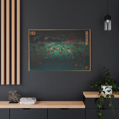 The Moonlit Abyss Canvas Print