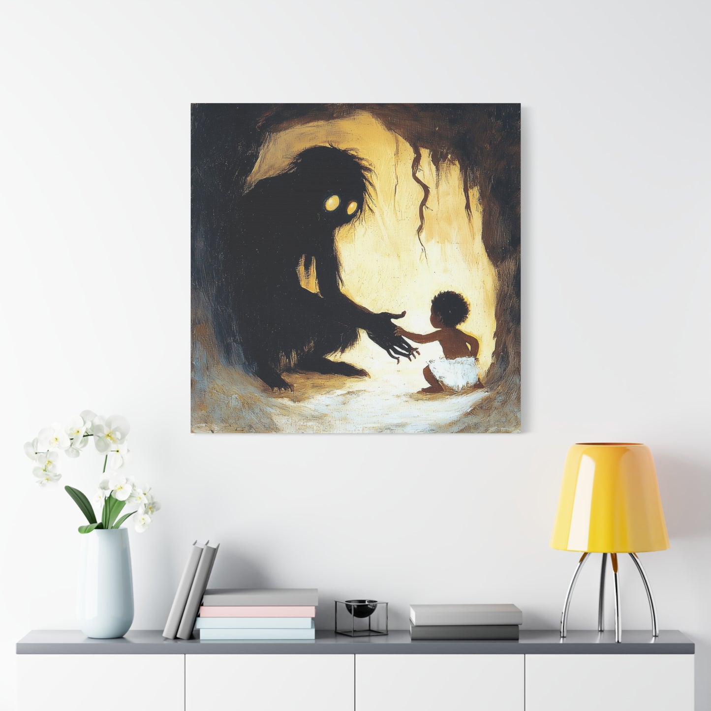 The Lurking Abyss Canvas Print