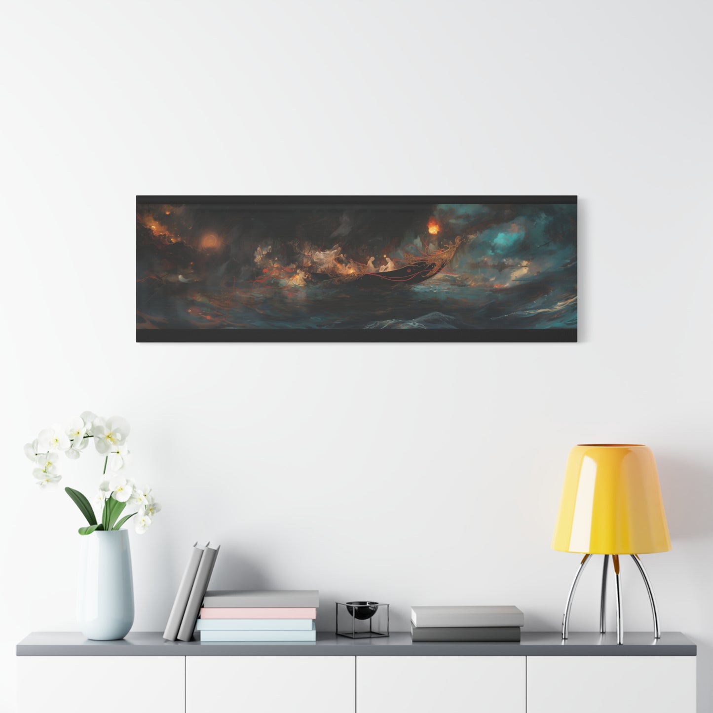 Echoes of Eldritch Seas Canvas Print