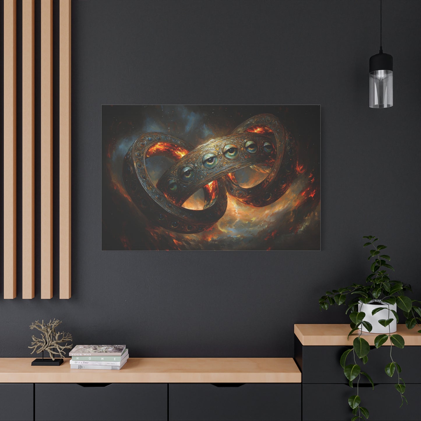 The Cosmic Gaze Canvas Print