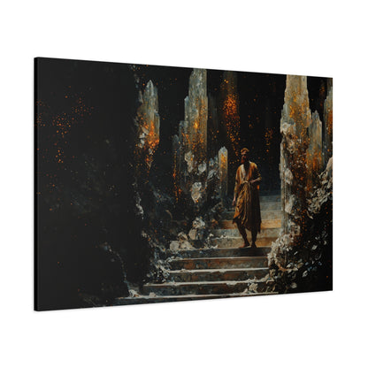 Stardust Pathways Canvas Print