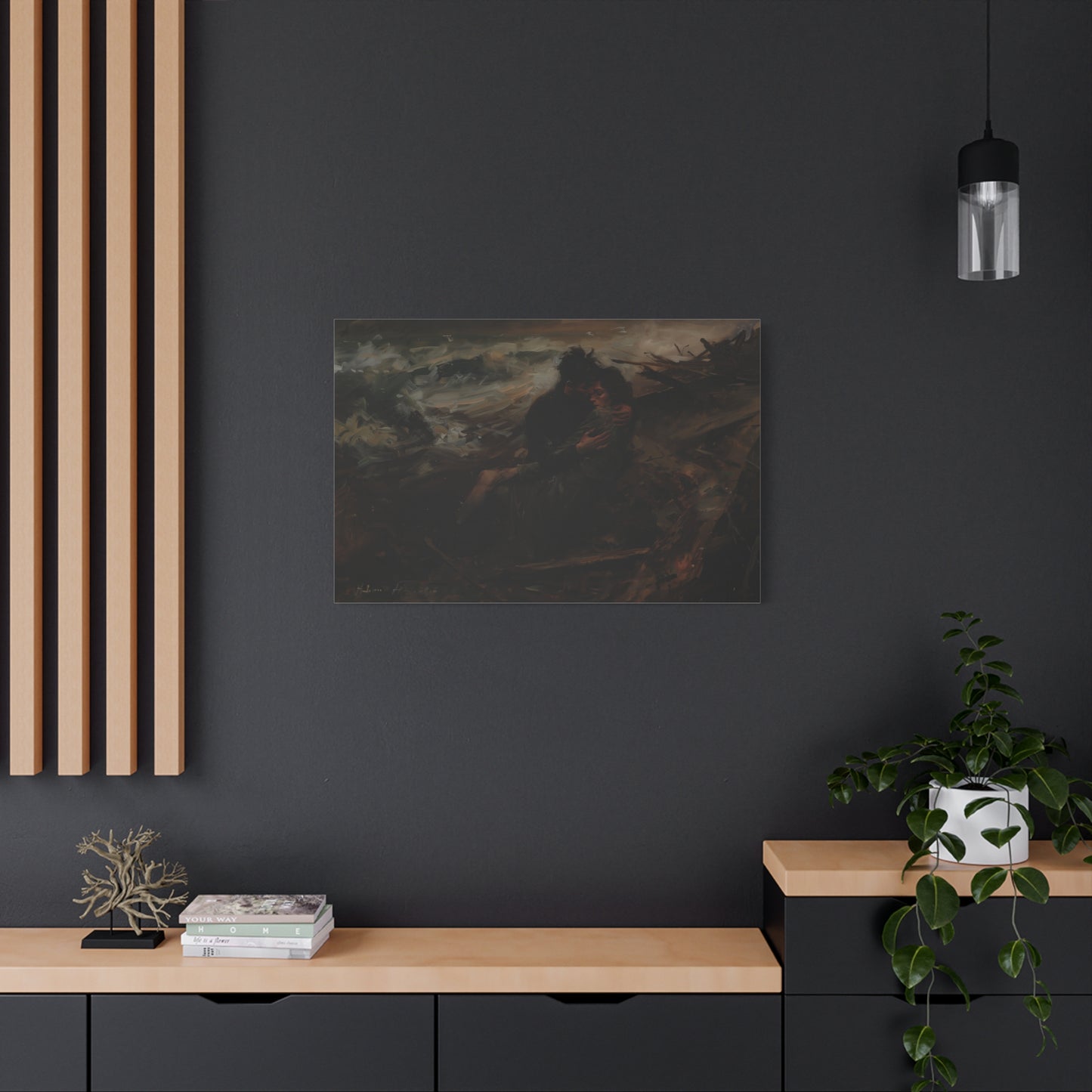 Twilight Embrace Canvas Print