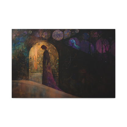 The Veil's Whisper Canvas Print