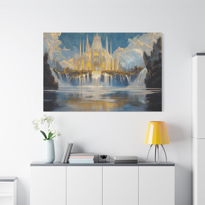 Golden Fortress Canvas Print