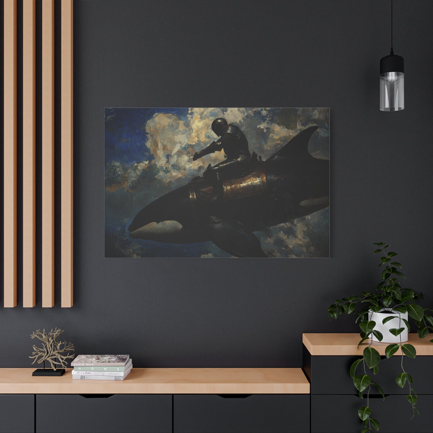 The Skyward Quest Canvas Print