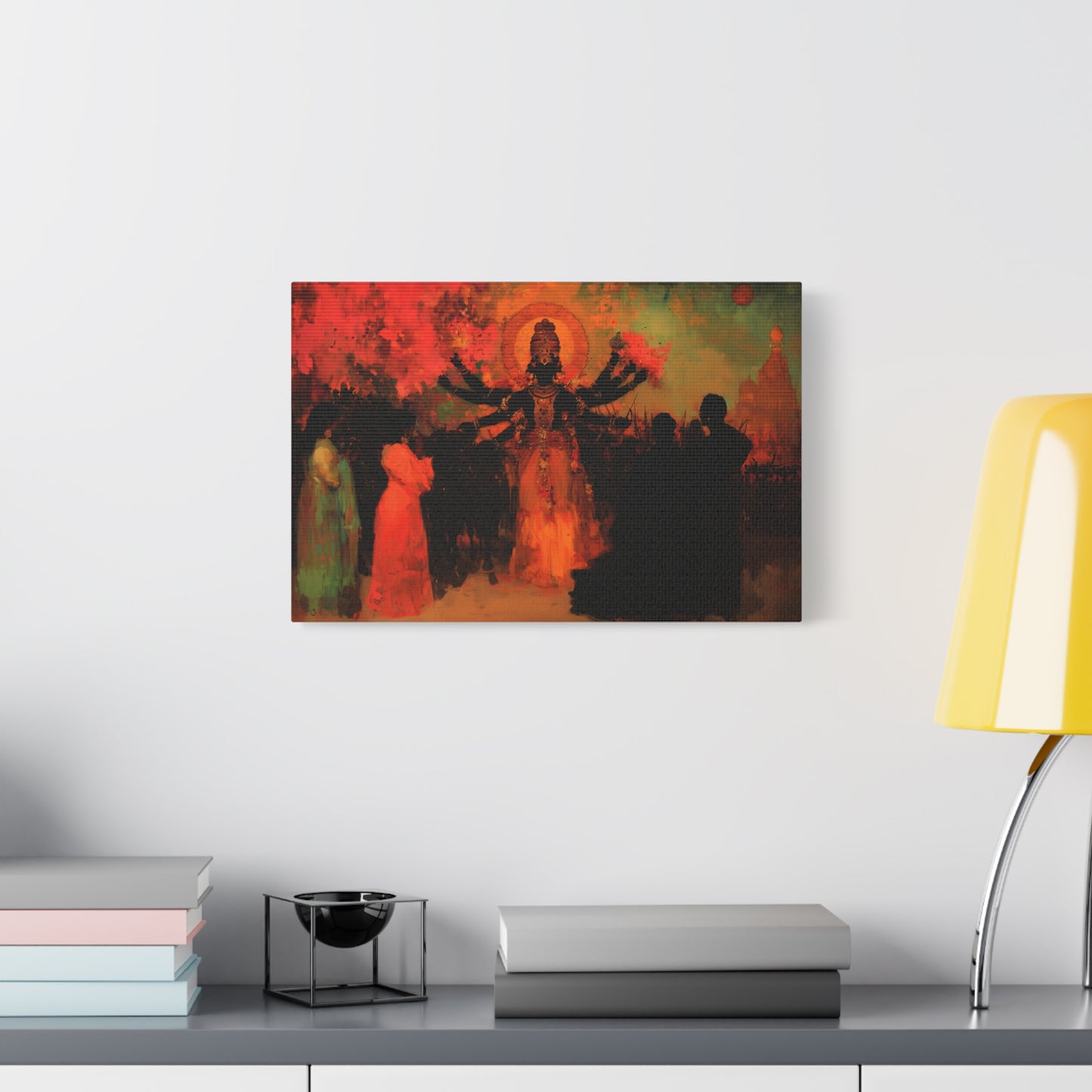 Shadowed Divinity Canvas Print