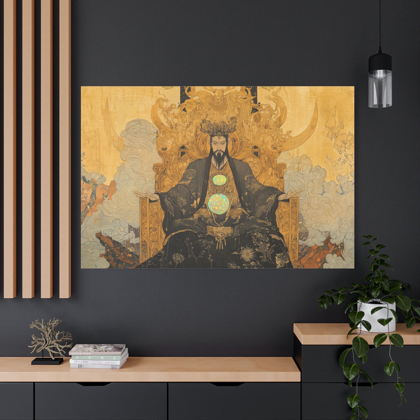 Crowned in Silence Canvas Print