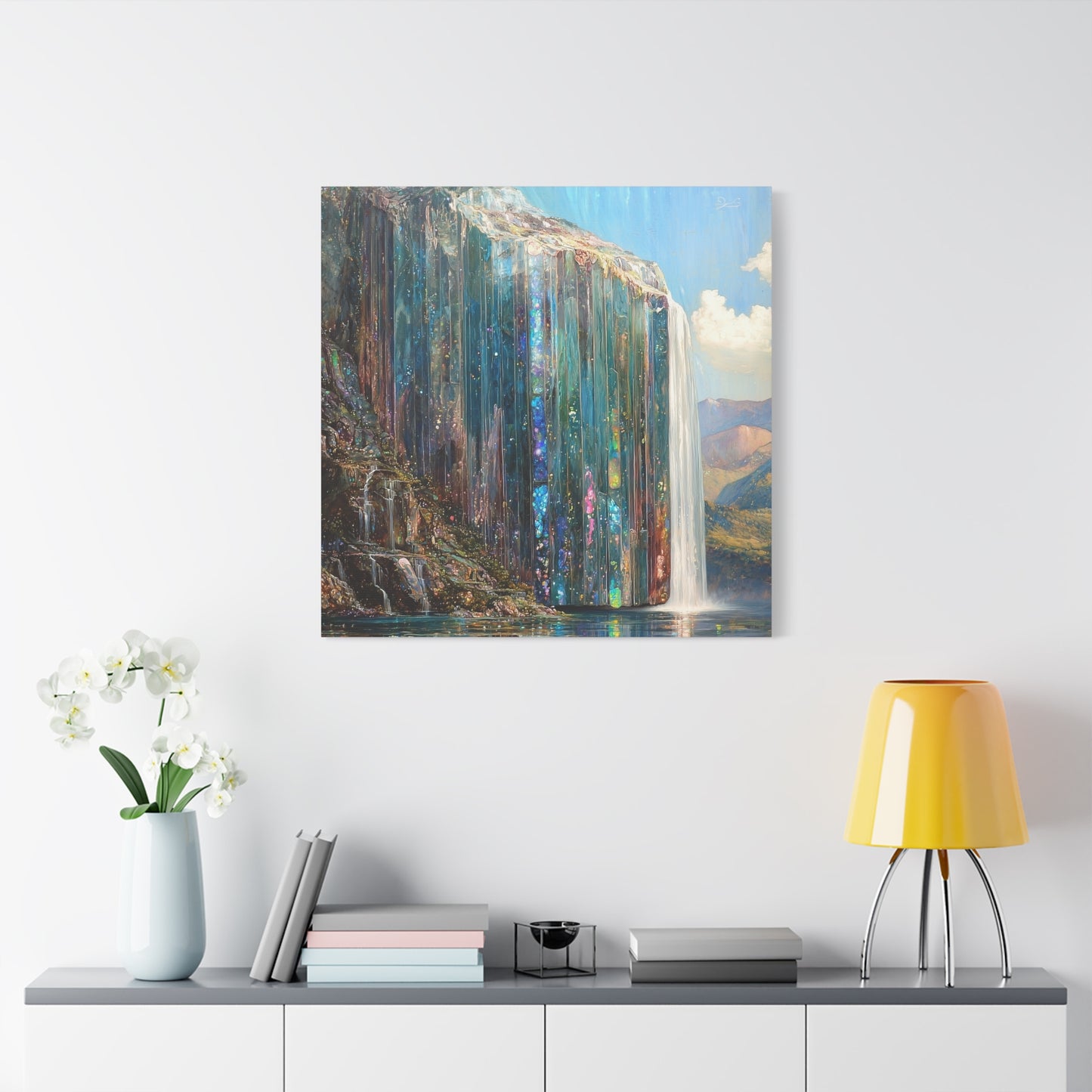 Abyssal Cascade Canvas Print