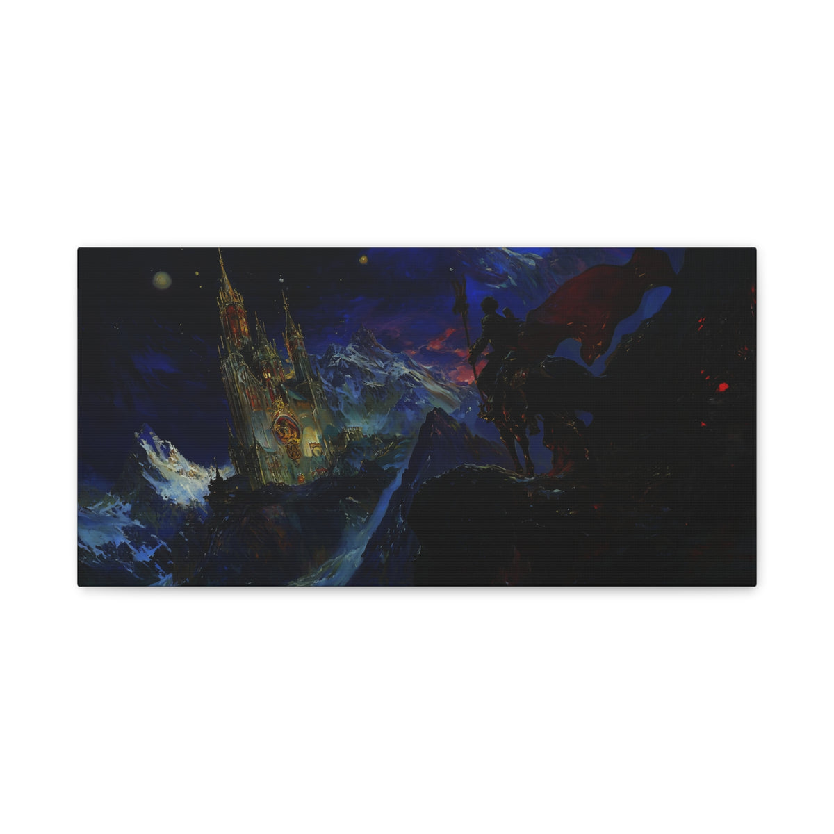 The Stygian Ascent Canvas Print