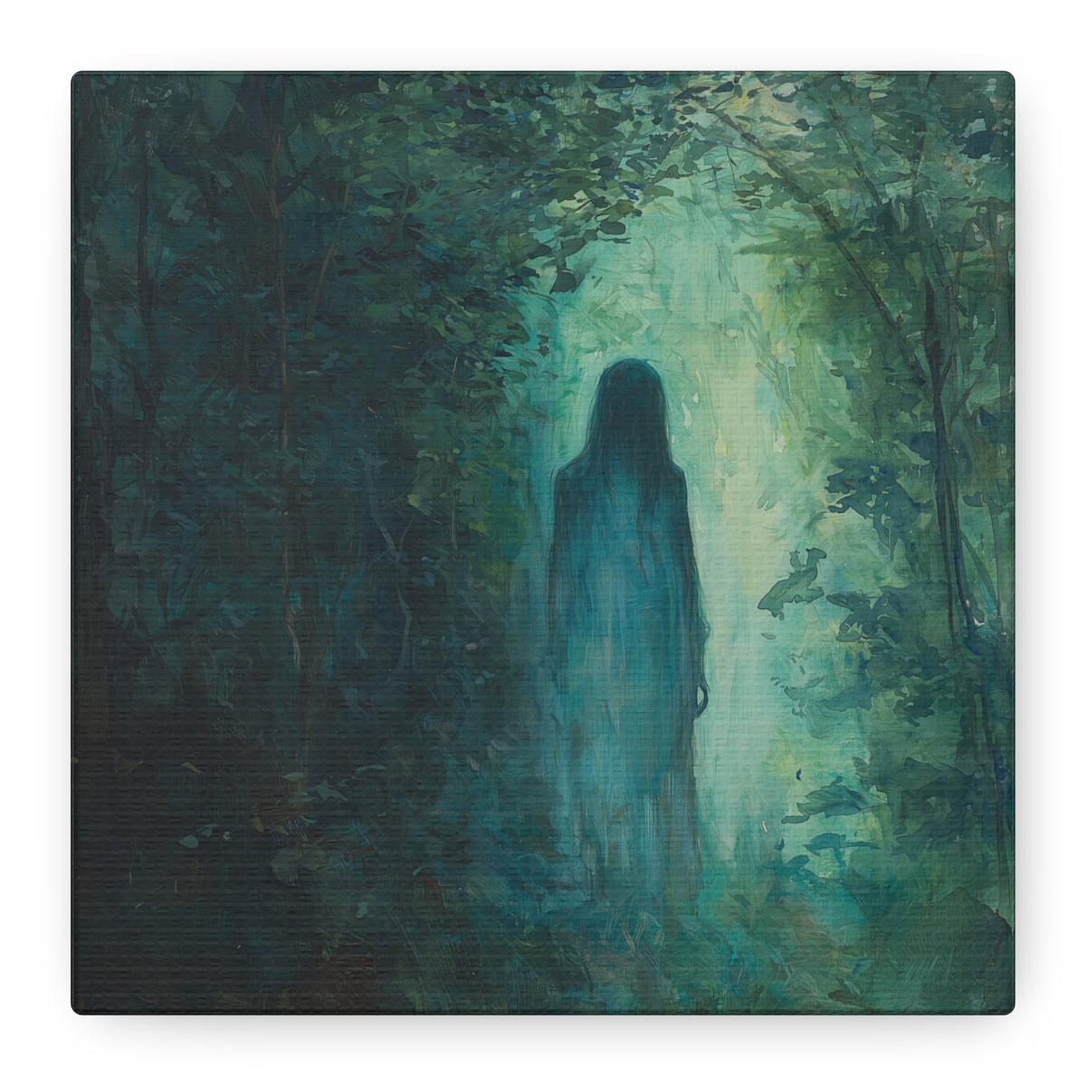 The Haunting Veil Canvas Print