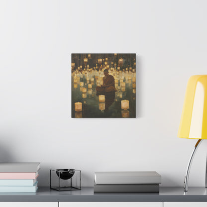 Quiet Candles Commune Canvas Print