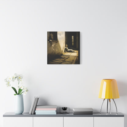 Shadow's Embrace Canvas Print