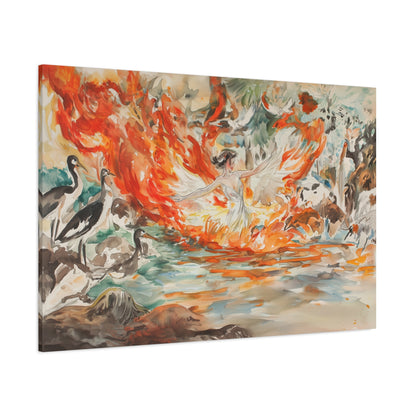 The Phoenix Dance Canvas Print