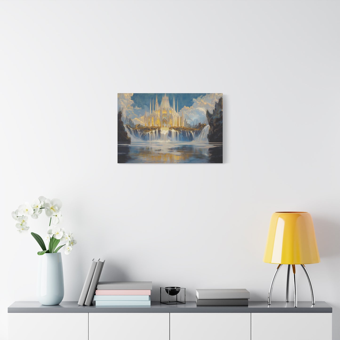 Golden Fortress Canvas Print