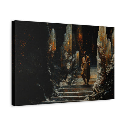 Stardust Pathways Canvas Print