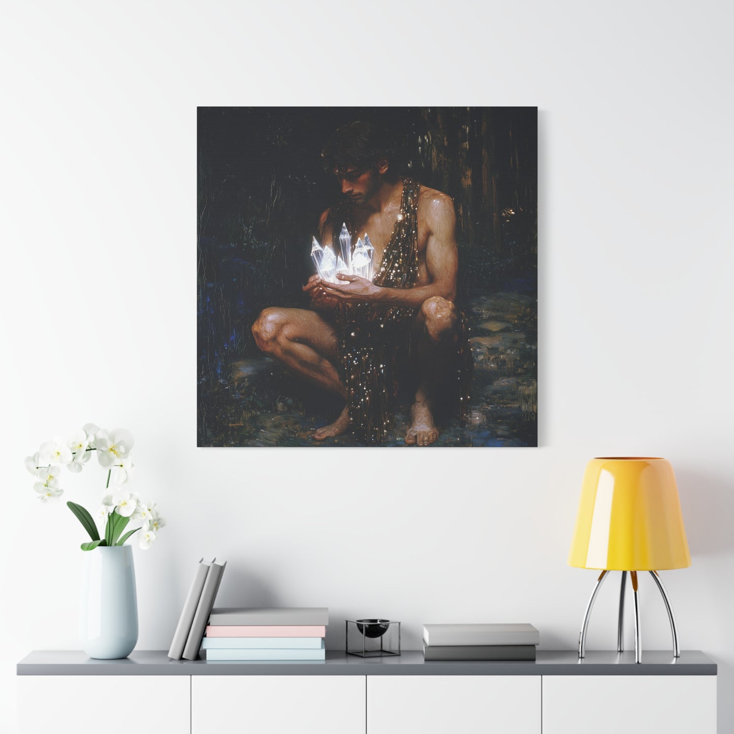 Silent Glow Canvas Print