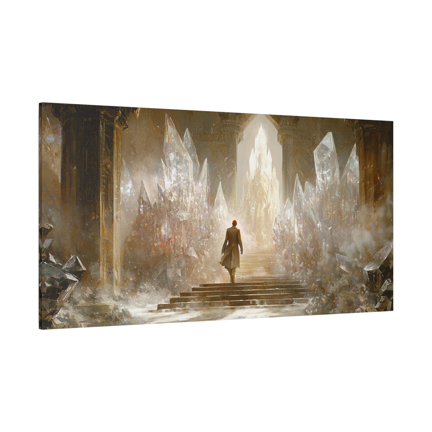 Light's Ascent Canvas Print