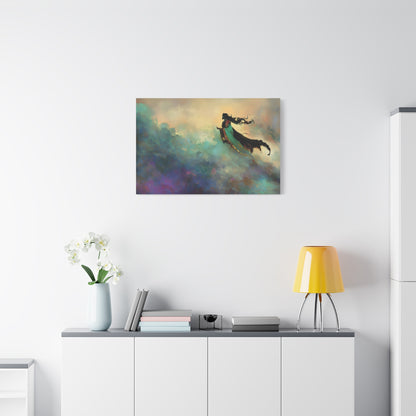 Whispering Eldritch Veil Canvas Print