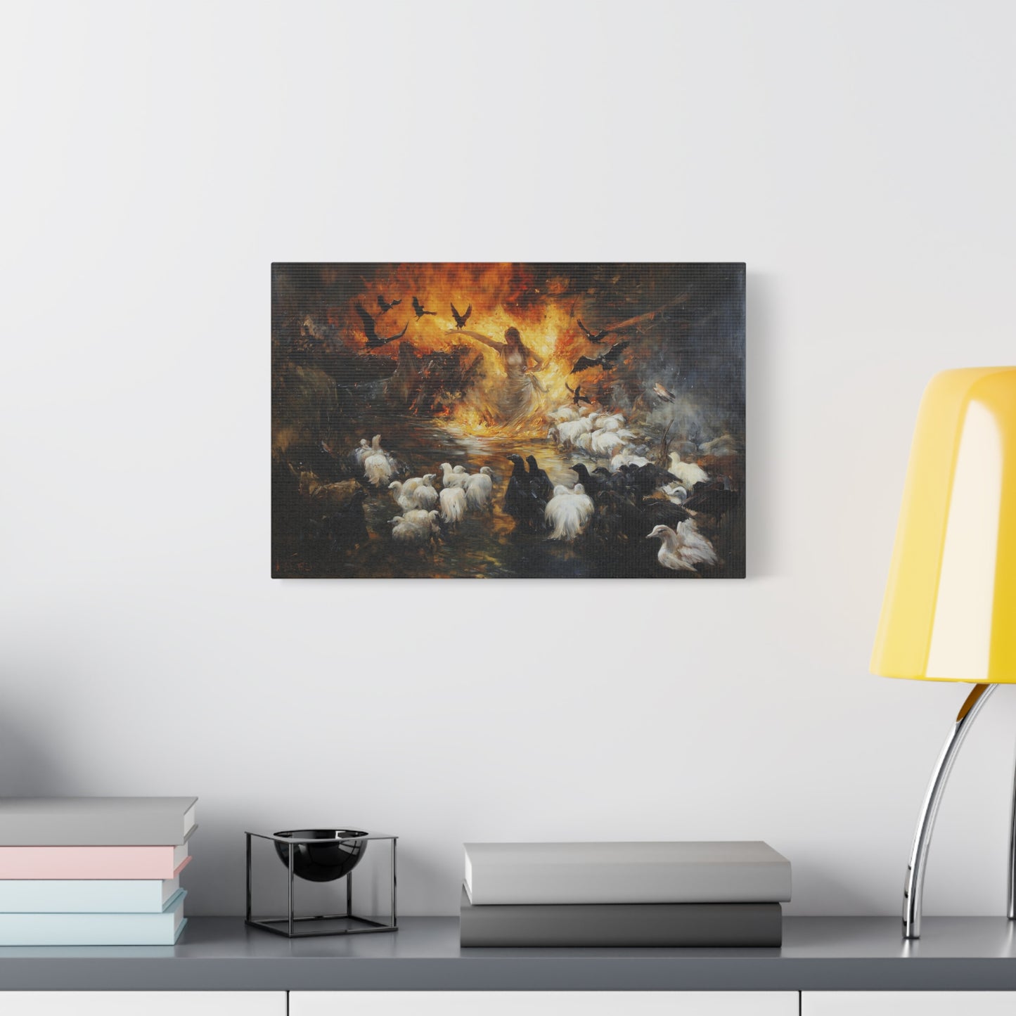 Eldritch Flock Canvas Print