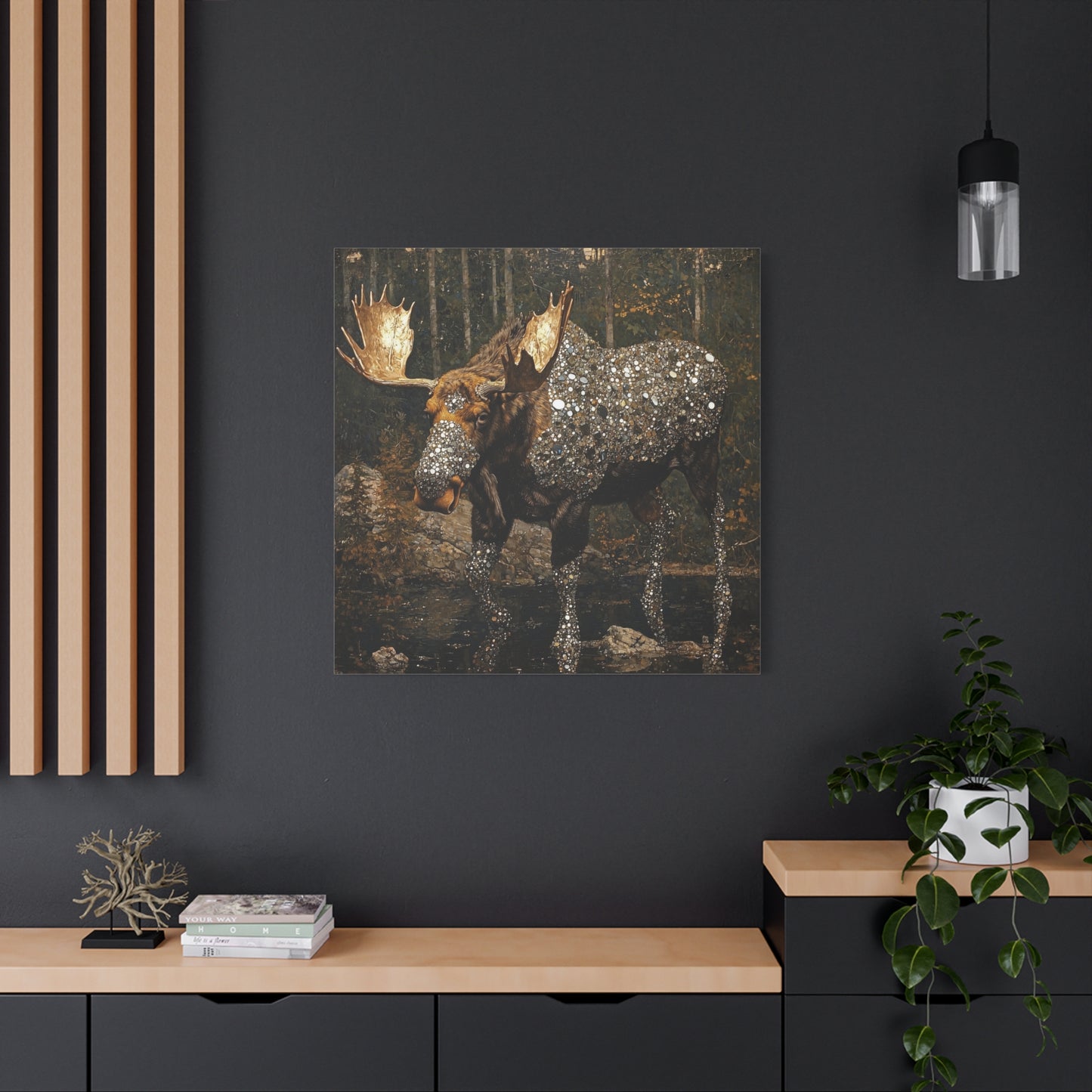 Antlered Lore Canvas Print