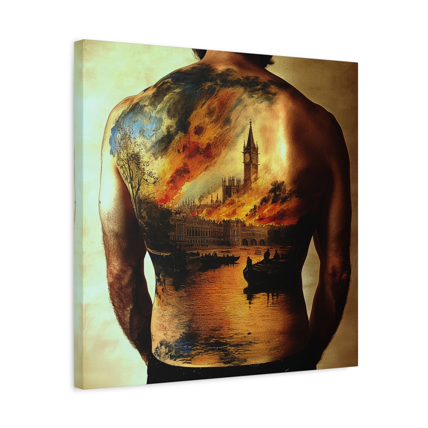 The Burning Realm Canvas Print