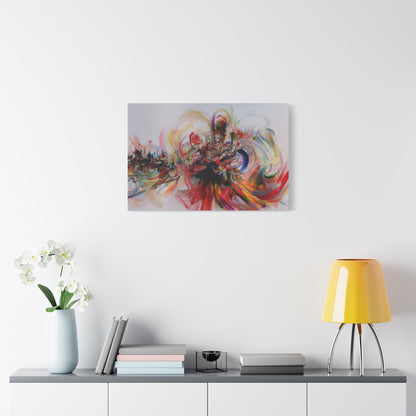 Kaleidoscope Heart Canvas Print