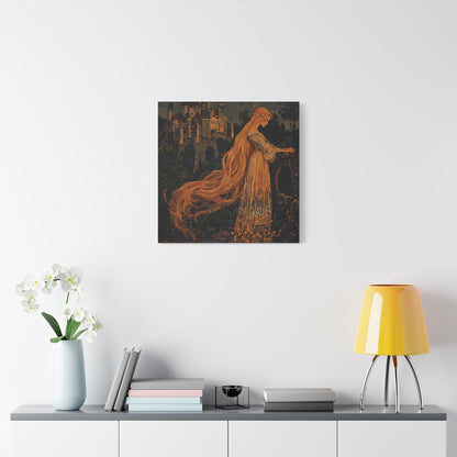 Silken Solitude Canvas Print