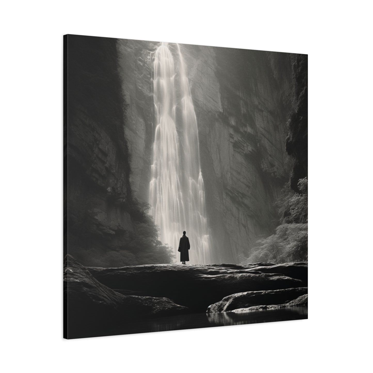 The Silent Fall Canvas Print