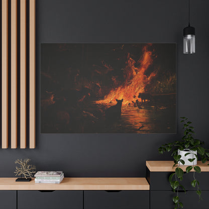 Phantoms of the Pyre Canvas Print