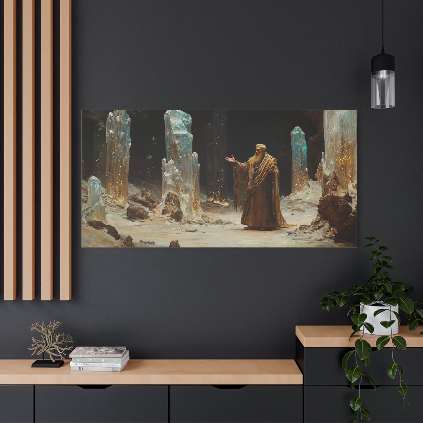 The Crystal Halls Canvas Print