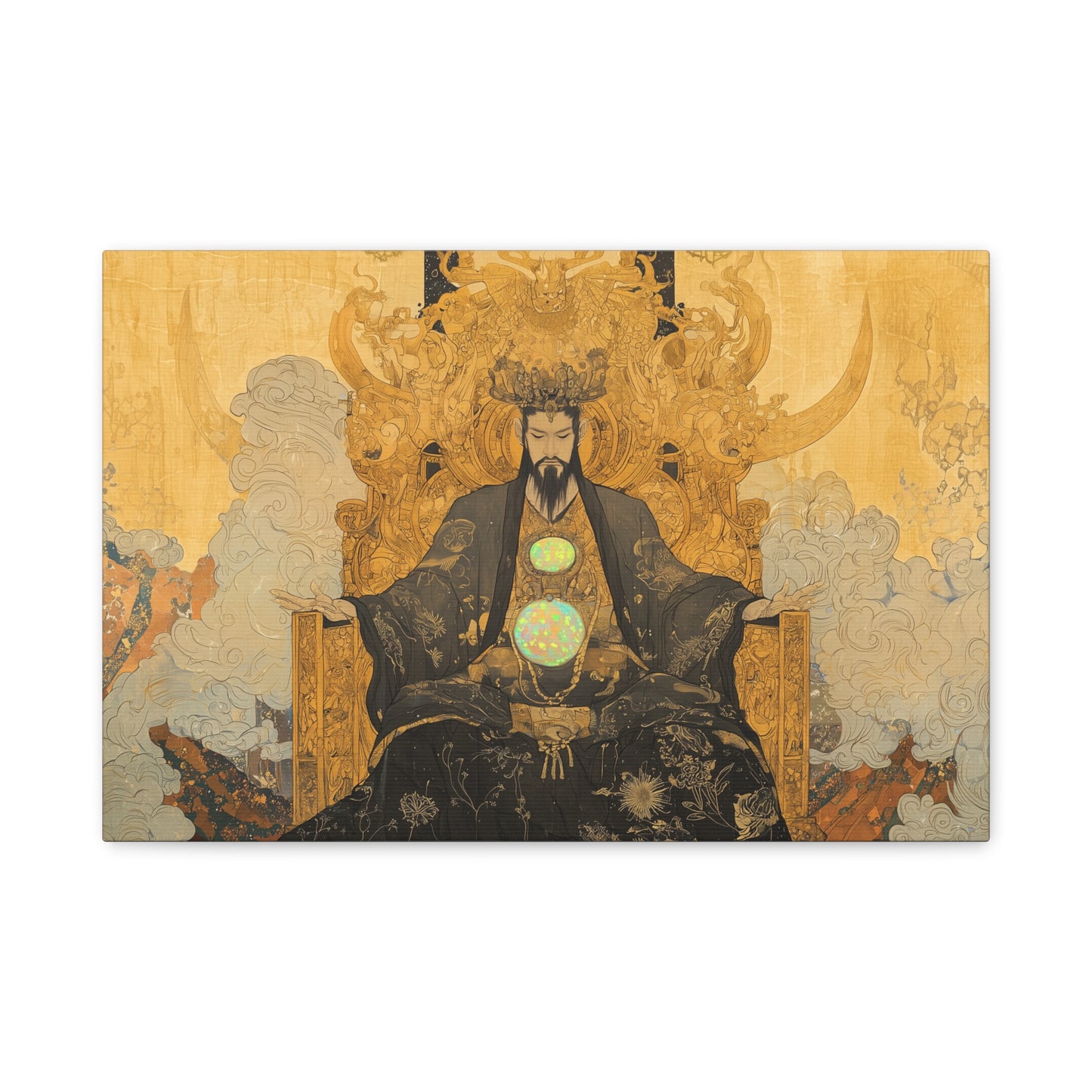 Crowned in Silence Canvas Print