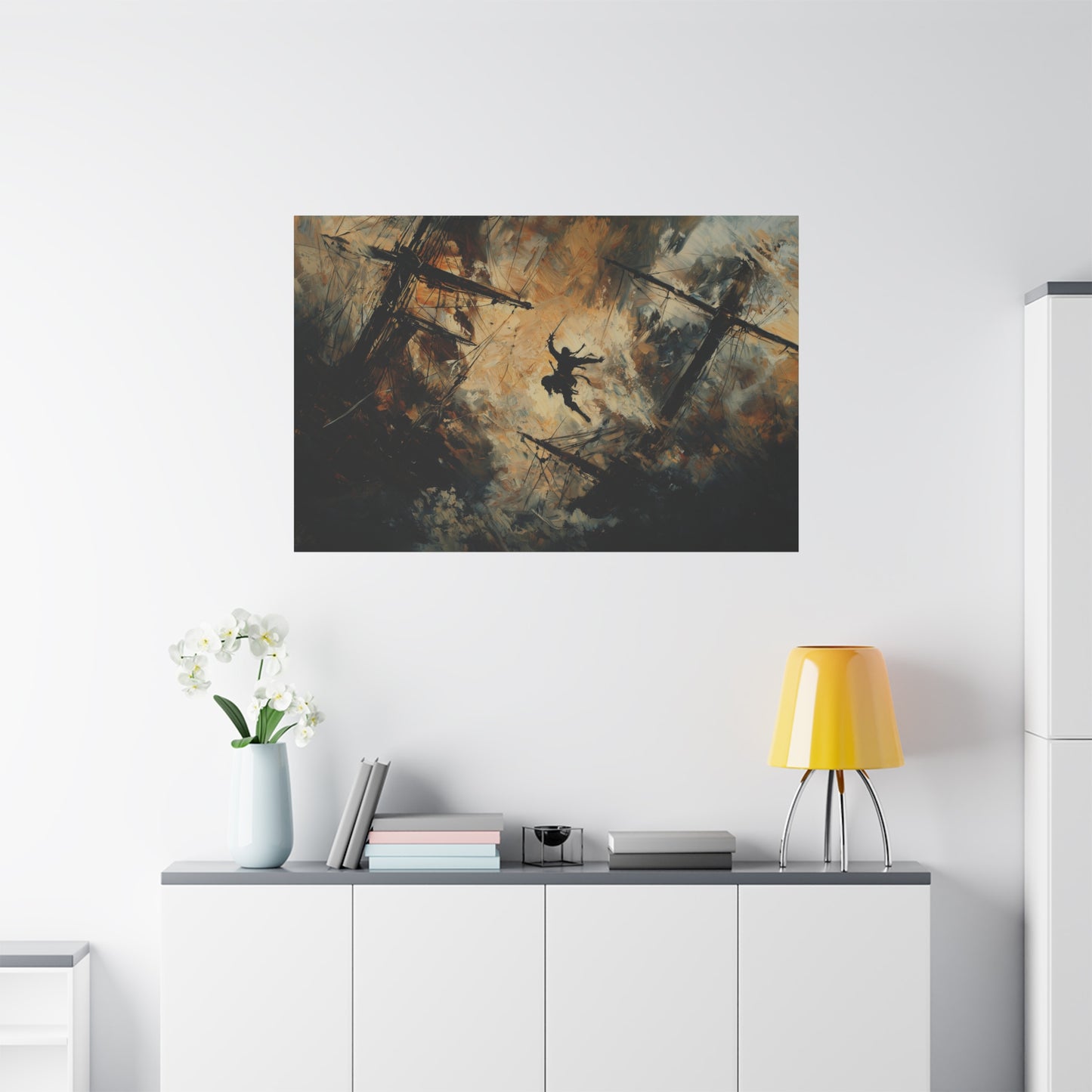 Storm and Steel Canvas Print