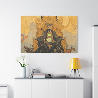 Crowned in Silence Canvas Print