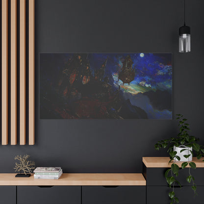 Shadowed Aegis Canvas Print