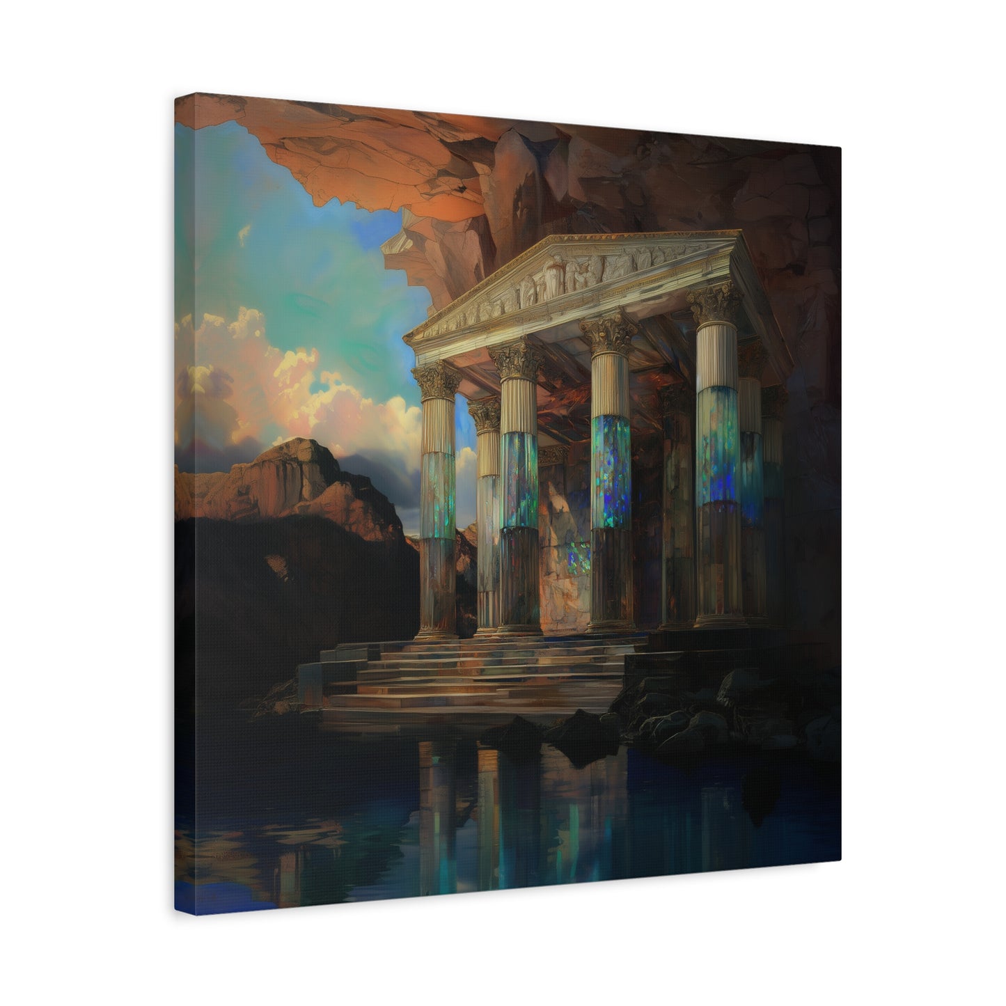 The Dreaming Temple Canvas Print