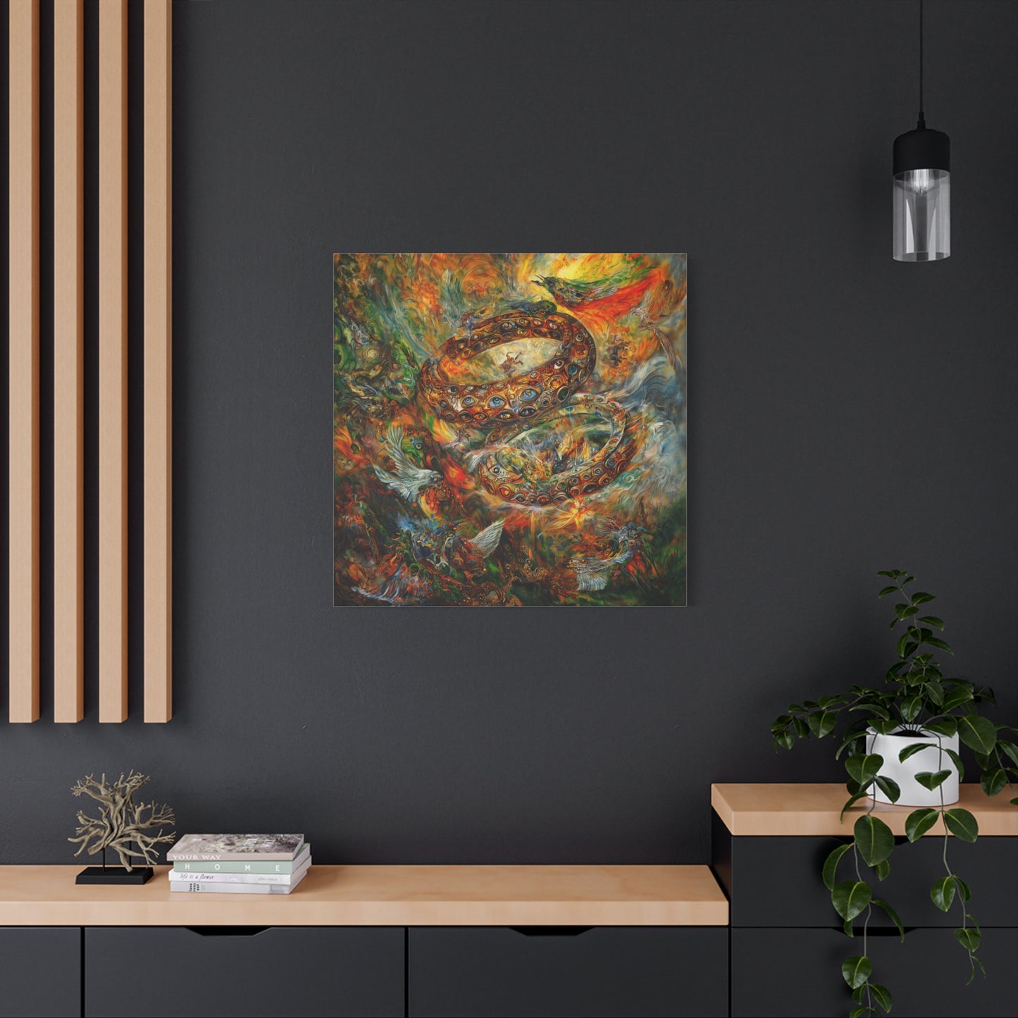 The Phoenix Rings Canvas Print